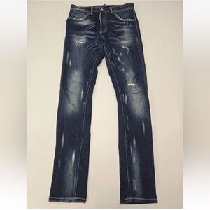 DSquared2 Ski Cool Guy Slim Distressed Denim Pants Jean Size 44 IT/ 34US